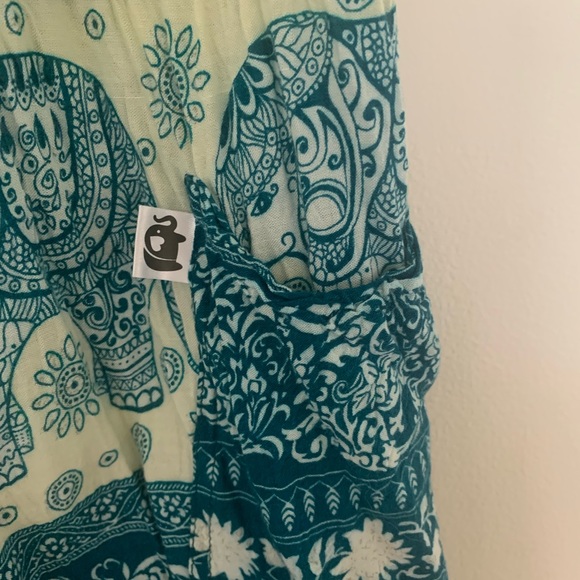 Blue Harem Elephant Pants - Picture 12 of 12